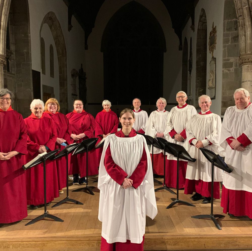 A robed choir