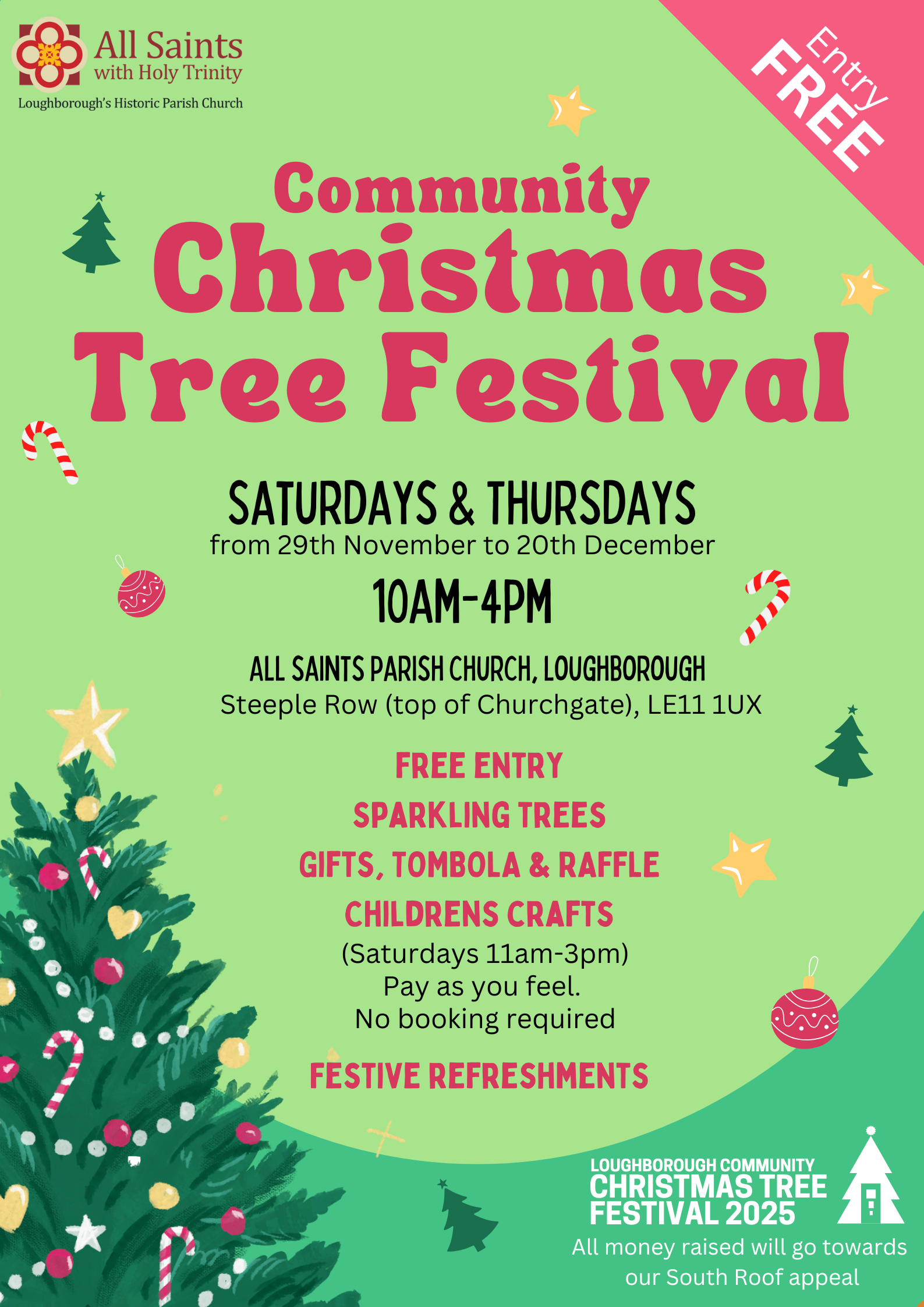 Christmas Tree Festival Flyer 