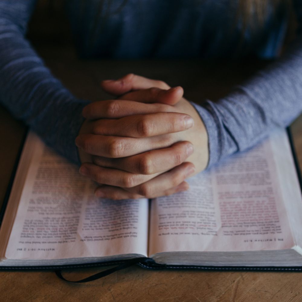 Prayer On A Bible