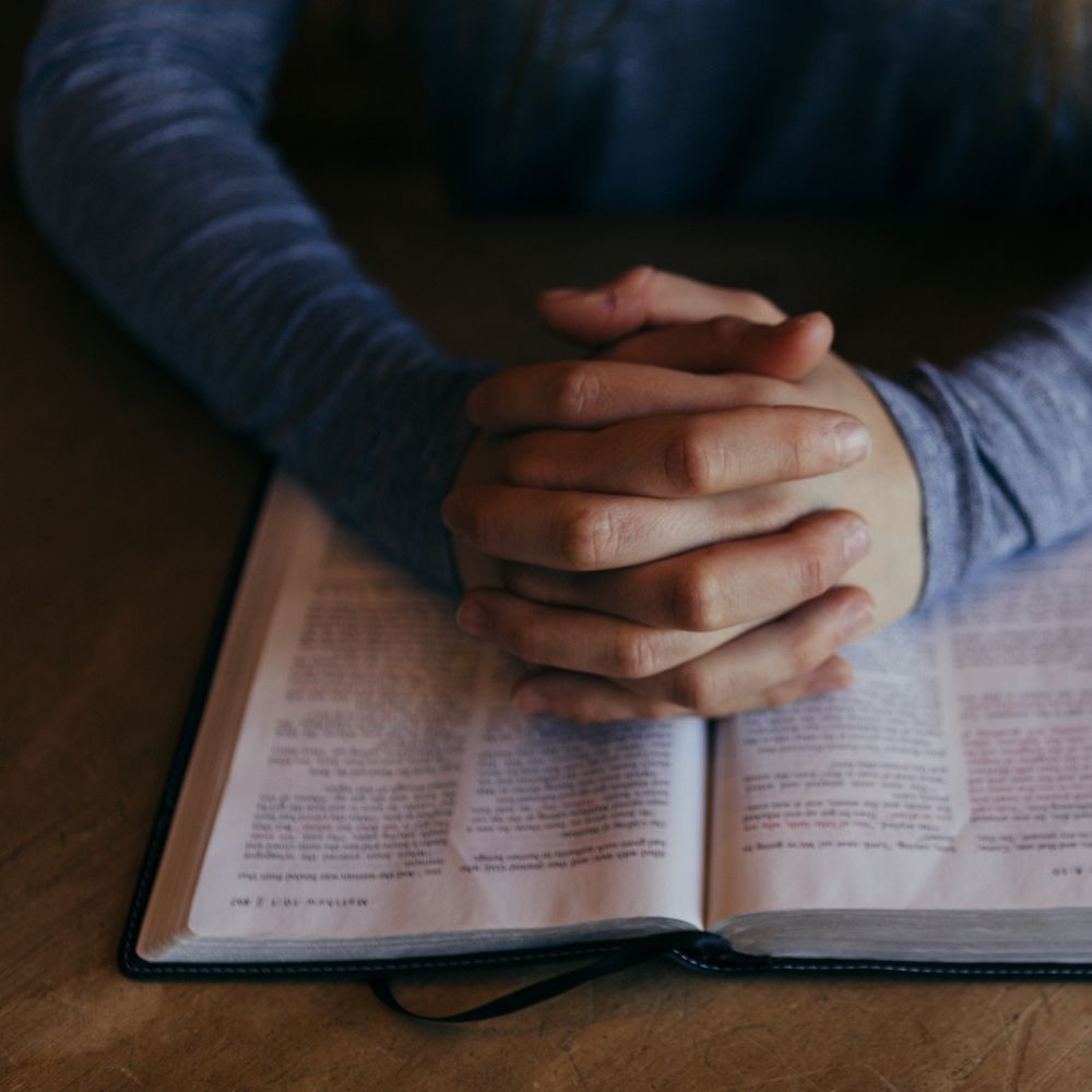 Prayer On A Bible